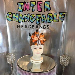 Infants and girls interchangeable headbands & bows
